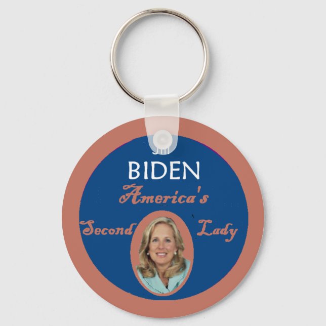 Biden Second Lady Keychain (Front)