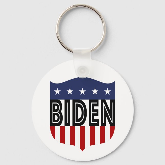 BIDEN stars and stripes Keychain (Front)