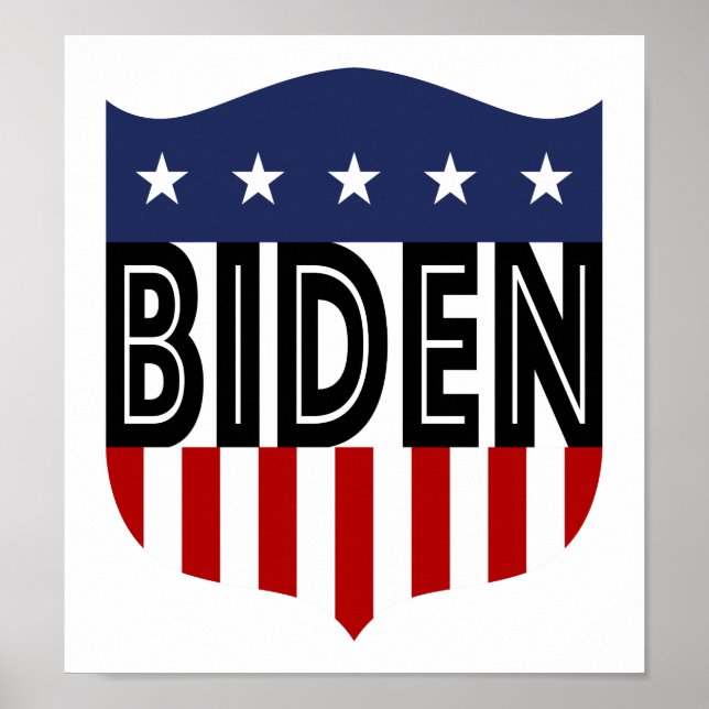 BIDEN stars and stripes Poster (Front)