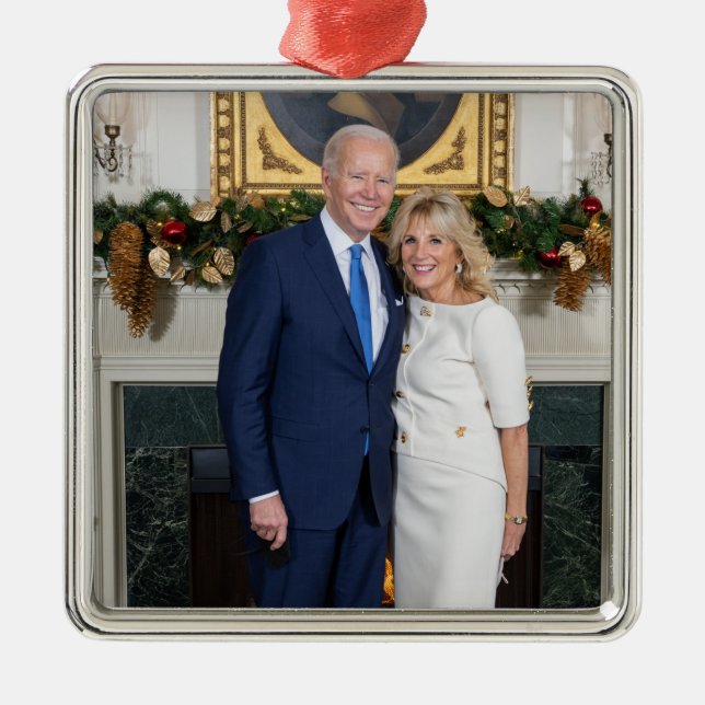 Biden State of the Christmas Union Address   Metal Ornament (Front)