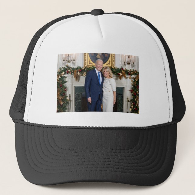 Biden State of the Christmas Union Address   Trucker Hat (Front)