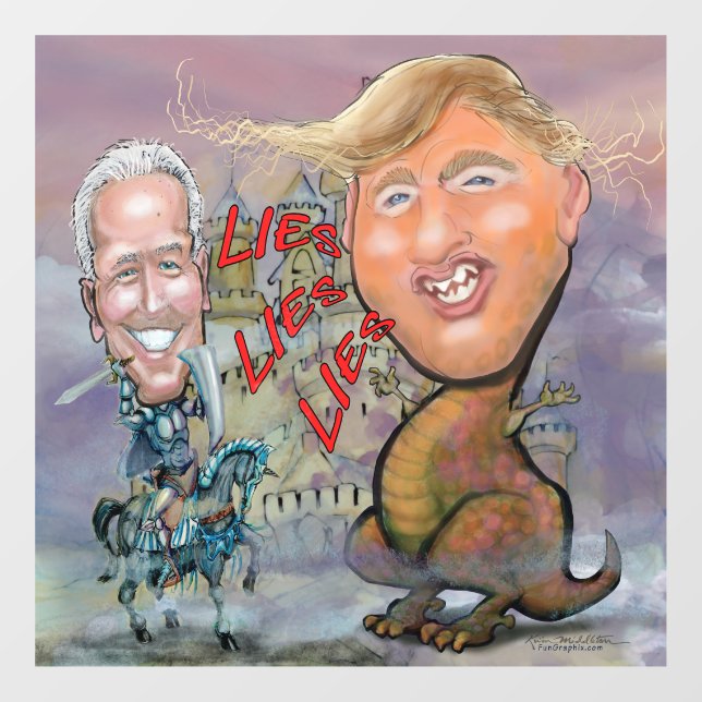 Biden Trump Window Cling (Sheet)