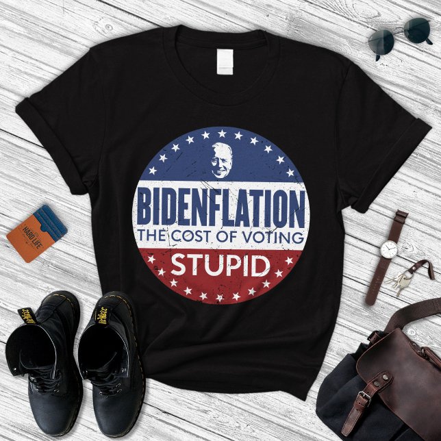 Bidenflation Le Coût Du Vote D'Un T-Shirt Stupide (Créateur téléchargé)