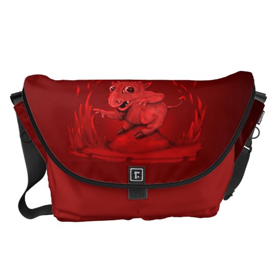 BIDI ALIEN EVIL Rickshaw LARGE Messenger Bag