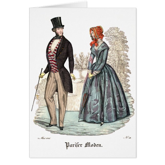 Biedermeier Fashion Illustration (Front)