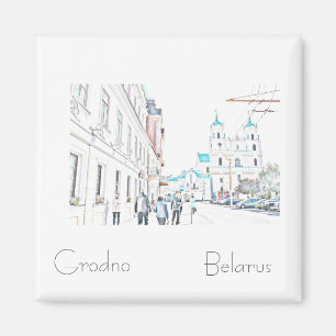 BiélБ е л а р ь у с Grodno Hrodna Magnet