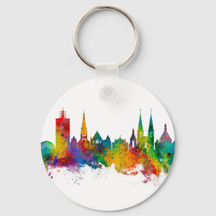 Bielefeld Germany Skyline Keychain