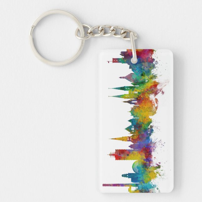 Bielefeld Germany Skyline Keychain (Front)