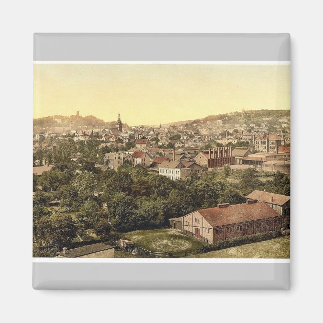 Bielefield (i.e., Bielefeld), from the Northeast, Magnet (Front)