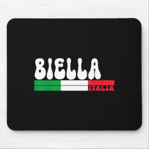 Biella City Italia Vintage Italy Flag For Travel L Mouse Pad