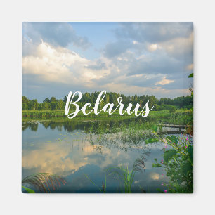 Biélorussie Беларусь Paysage Naturel Magnet pour P