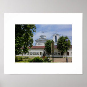 Biélorussie Б л а р у с Poster d'architecture Lepe