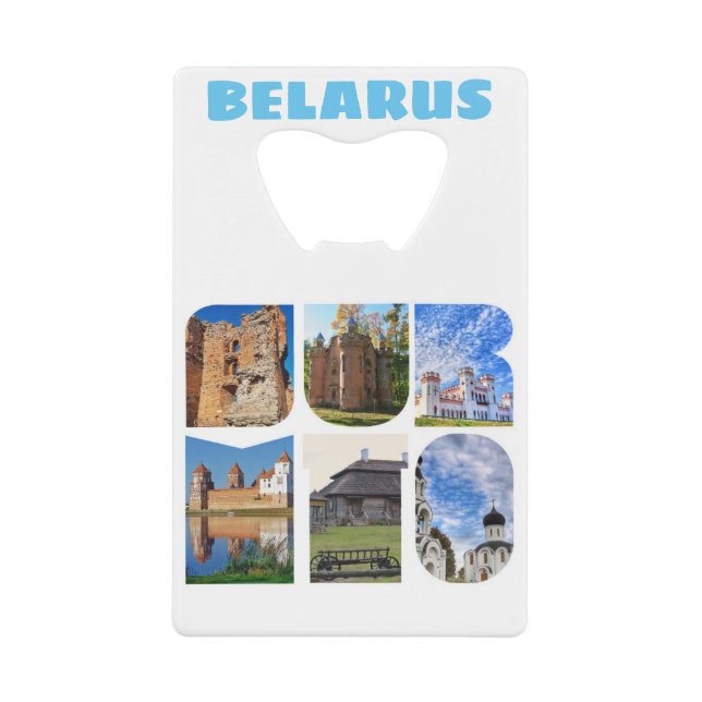 Biélorussie Architecture Collecte Bottle Opener (Devant)