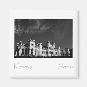 Biélorussie Bélarus Kosava Château Magnet