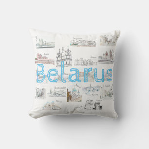 Biélorussie Minsk Brest Architecture Coussin Cushi