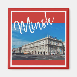 Biélorussie Minsk Ville Architecture Aimant