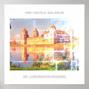 Biélorussie Mir Castle Architecture Nature Poster