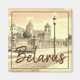 Biélorussie Mir Château Architecture Magnet Nature
