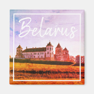 Biélorussie Mir Château Architecture Magnet Nature