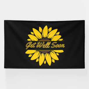 Bien Bientôt Sunflower 6x10 Bannière Vinyl