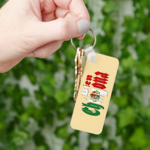 Bien Chingona Mexican Pride Chicano Keychain