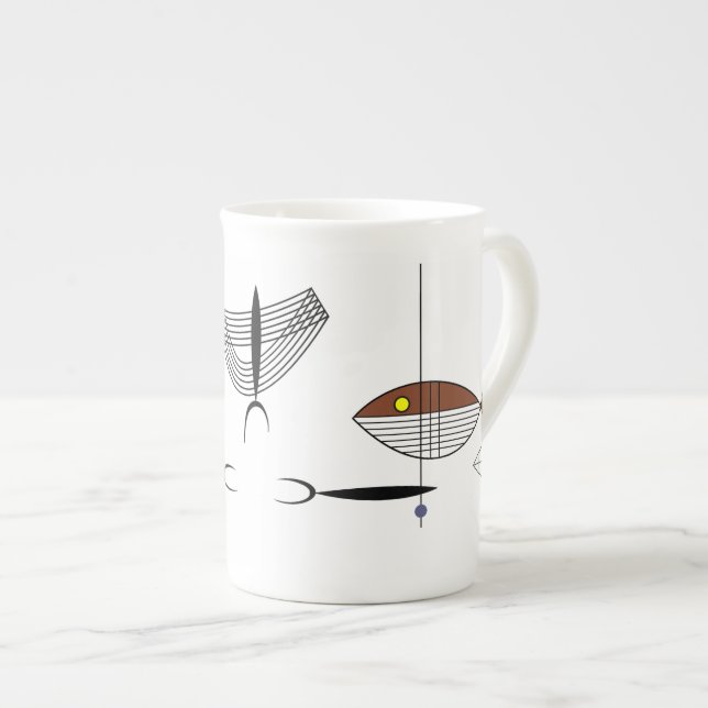 BIEN de la tasse de porcelaine tendre de MER (Devant droit)