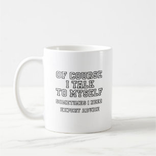 Bien Sûr, Je Me Parle De Mug De Café Drôle