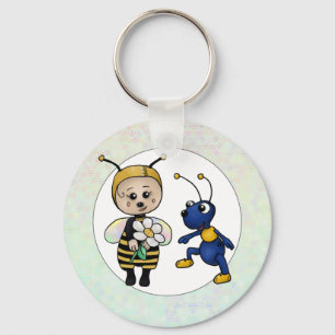 Biene und Ameise Keychain
