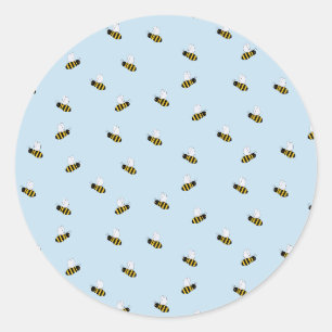 Bienen  classic round sticker