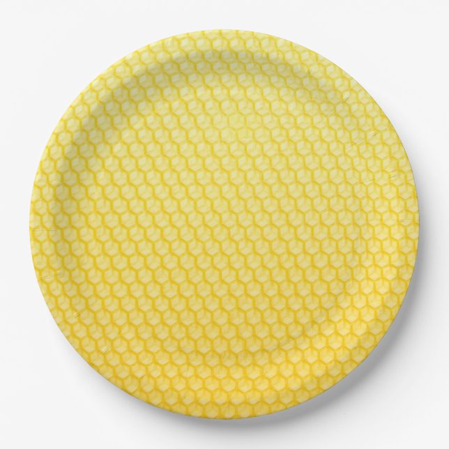 Bienenwabe Paper Plate (Front)