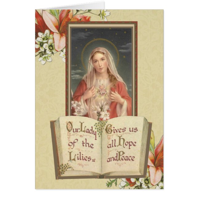 Bienheureuse Vierge Marie Religieuse Catholique Ly (Devant)
