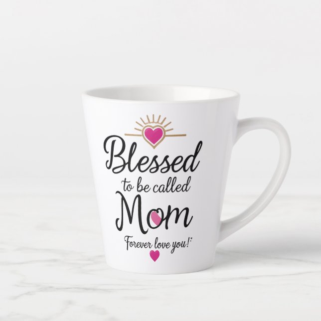Bienheureux d'être appelé maman - Petite Mug en la (Droite)
