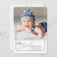 Bienheureux Faire-part de naissance photo de calli