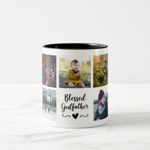 Bienheureux Parrain Custom Photo Mug