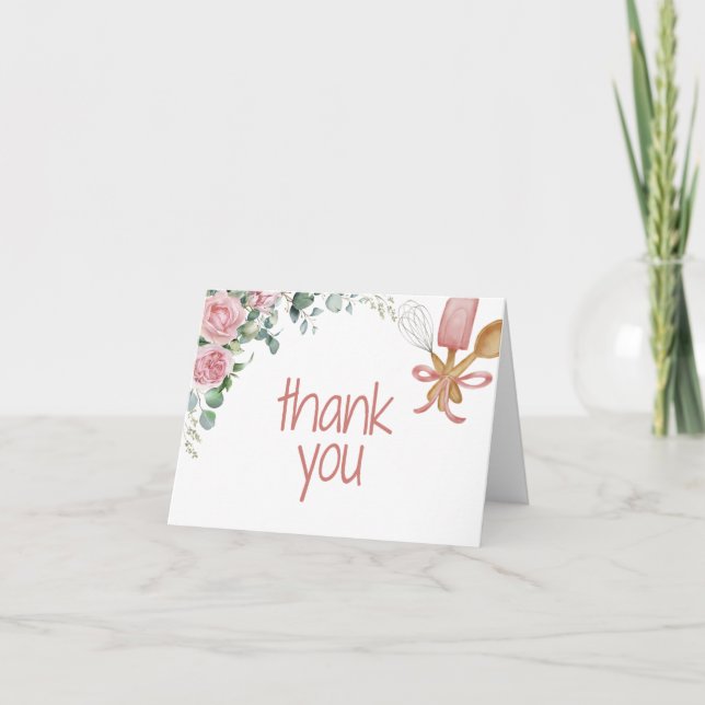 Bientôt emporté carte de remerciement  (Devant)