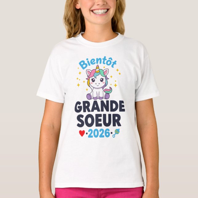 BIENTOT GRANDE SOEUR 2026 T-Shirt (Front)