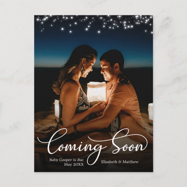 Bientôt la carte postale Faire-part de grossesse p (Devant)