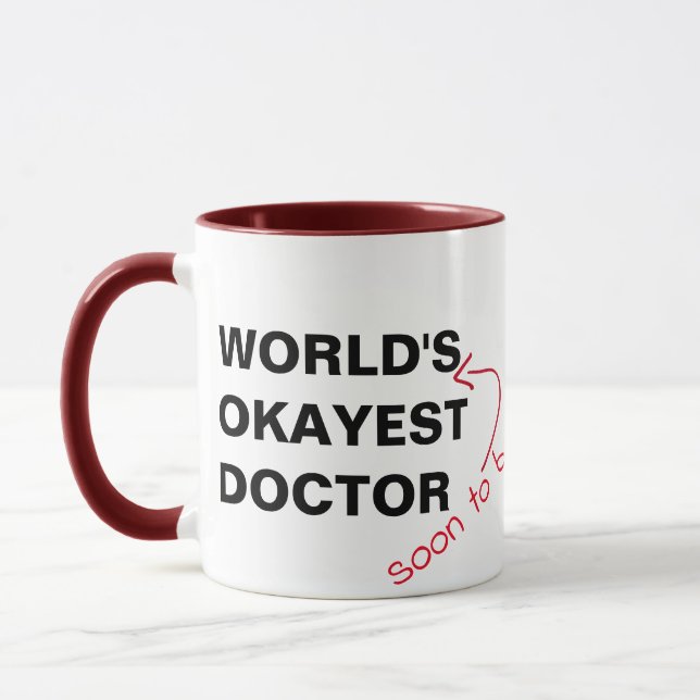 bientôt tasse drôle médicale du docteur okayest du (Gauche)