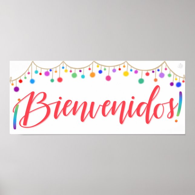 Bienvenidos Poster (Front)