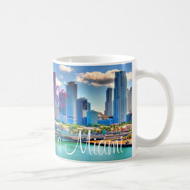 Bienvenidos une tasse de café de Miami (Droite)
