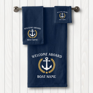 Bienvenue à bord Nom du bateau Ancre Gold Laurel