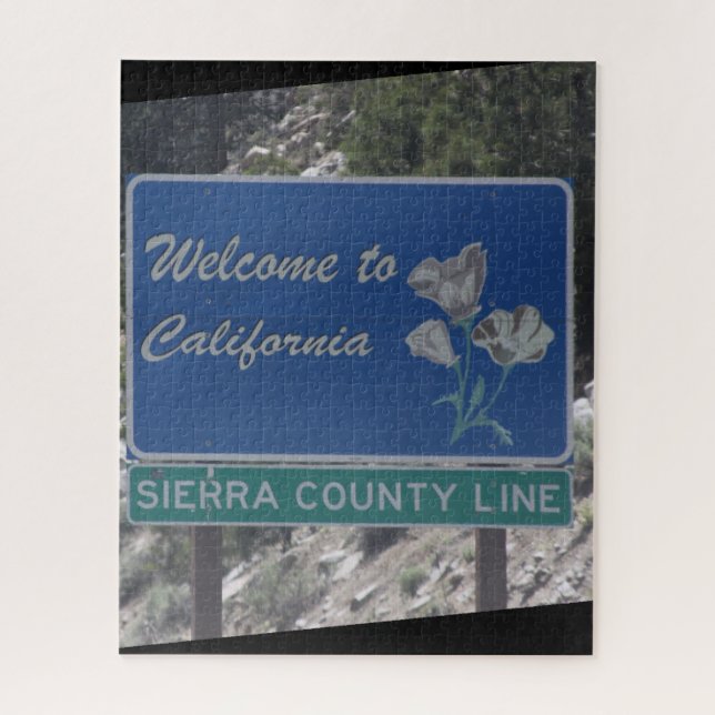 Bienvenue à California Jigsaw Puzzle (Vertical)
