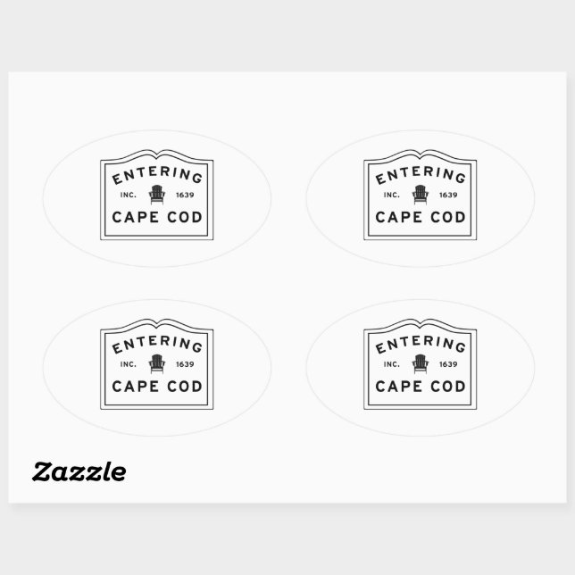 Bienvenue à Cape Cod Massachusetts Sticker (Feuille)