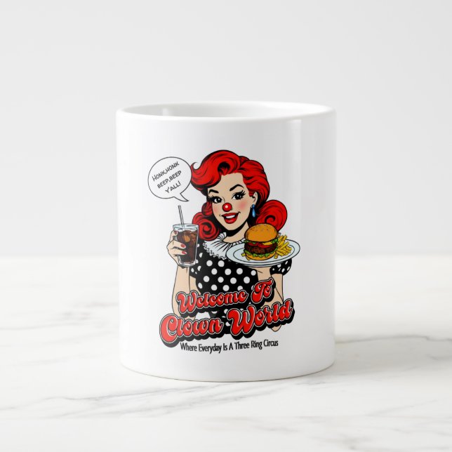 Bienvenue À Clown World Specialty Mug (Devant)