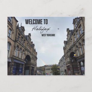 Bienvenue à Halifax Town Centre Carte postale