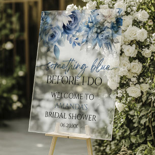 Bienvenue à la Baby Shower Something Blue