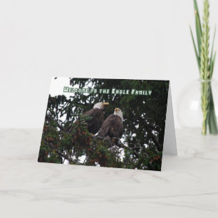 Bienvenue à la carte Eagle Family, Bald Eagles