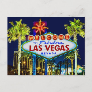 Bienvenue à la carte postale de Las Vegas