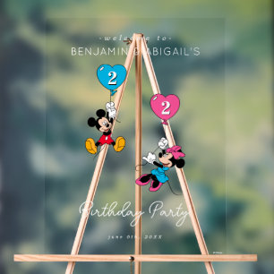 Bienvenue à la fête d'anniversaire Mickey & Minnie