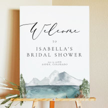 Bienvenue à la fête prénuptiale au lac de montagne